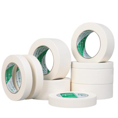 China Premium White Masking Tape Non-Residue High Temp Resistance For Painters & DIY Crafts for sale