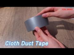 Silver Cloth Duct Tape PVC Adhesive Heavy Duty Polyethylene Coated