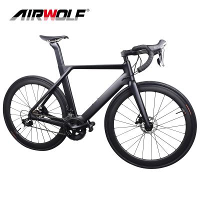 China Carbon racing 2021 full carbon road bike bicycle carbon disc bike with SH1MANO groupset, 22 speed carbon bike for sale