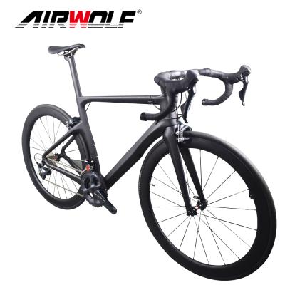 China Carbon racing complete bike NK1K carbon road bike with original R7000/R8000/R8050 groupset, 50mm carbon wheels, handlebar carbon road bike for sale