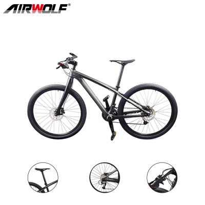 China Carbon Racing Complete Bike Airwolf 26er Carbon Mountain Bike With SH1MANO M370 GroupSet Disc Brake MTB Bike For Kids/Women for sale