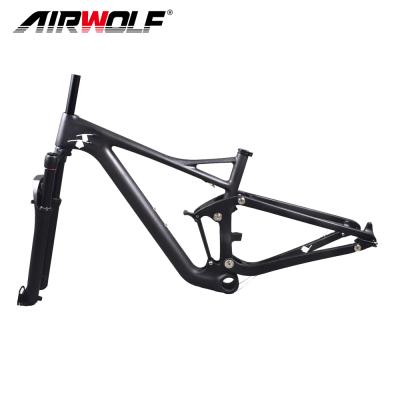 China free shipping china 29er suspension carbon frame 29 fork carbon frame full mountain bikes and carbon mountain bicycle frame for sale