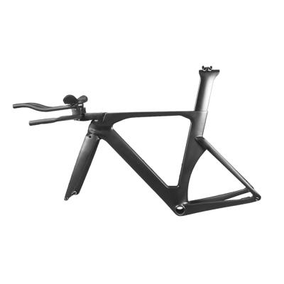 China Road Bikes China Full Carbon Triathlon Frame Disc Brake Road TT Frame 2021 S/M/L for sale