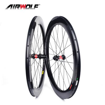 China Road Bikes Lightweight Racing Road Bicycle Disc Brake Wheels DT240s Centerlock Anvil Carbon Road Wheelset for sale