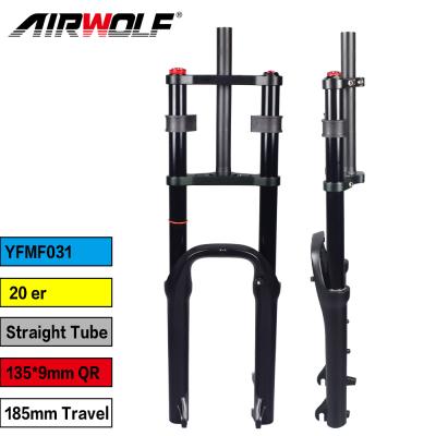 China Mountain Bikes 20 Inch Fork Suspension For Fat Bike Travel 185MM Suspension Fork Front for sale