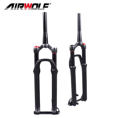 China Mountain bikes mountain bike parts suspension mtb fork with 130mm travel tapered 29er alloy suspension fork for sale