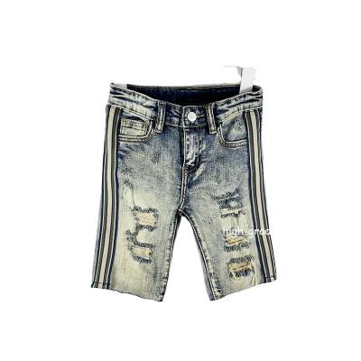 China Aipa Instock Elastic Waist Jeans Children Denim Kids Long Lasting Pants Kids Clothes Jeans Pants for sale