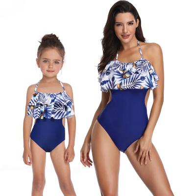 China Aipa 2021 New Wholesale Parent-child Breathable One-piece Swimsuit Cute Designer Swimwear Teenager Bikini for sale