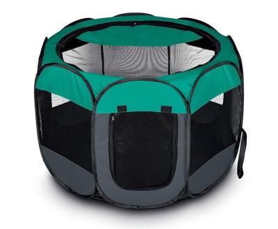 China Sustainable Hot Sale Portable Foldable Pet Playpen For Dogs And Cats for sale