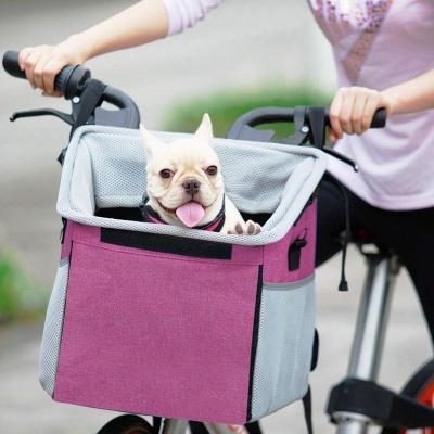 China Sustainable bike booster backpack for dogs and cats with large side pockets for sale