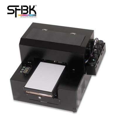 China Hotels UV printer a4 size inkjet logo printing machine model: a4-6 l800 for sale