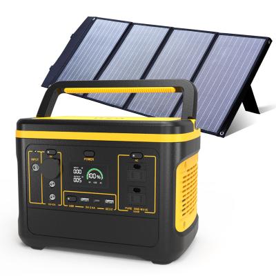 China Fast Charging Support 600w Solar Power Station Portable Lithium Ion Batteries 100ah for Home Backup Camping Solar Laptop Outdoor for sale