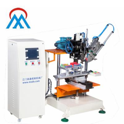 China Factory Price Brush Making Automatic 2 Axle 1 Head Car Wash Decking Brush Making Machine for sale