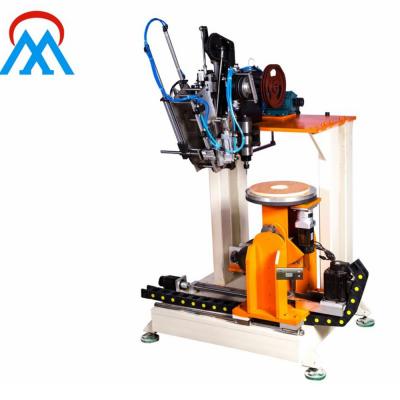 China Making Brush Spindle 4 CNC 1 Drilling And 1 Disc Decking Brush Making Machine for sale