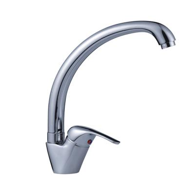 China Thermostatic Faucets Hot And Cold Deck Mounted Water Sink Side Handle Zinc Body 35mm Single Cartridge 360 ​​Kitchen Faucet for sale