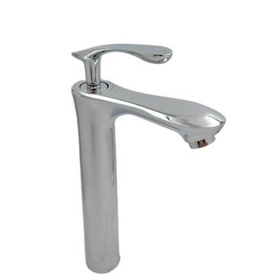 China Metered Faucets Chrome finished cold and hot function clasttical face basin mixer for washtands for sale