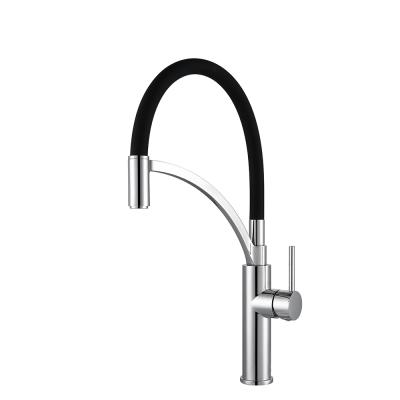 China Sense Faucets Hot Cold Universal Rotary Tube Neck Kitchen Faucet 360 Degree Sink Faucet Basin Mixer for sale