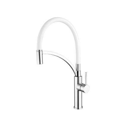 China Sense RTS Faucets Hot And Cold Water Hose For Kitchen Faucet Kitchen Sink Faucet With Pull Out Sprayer for sale