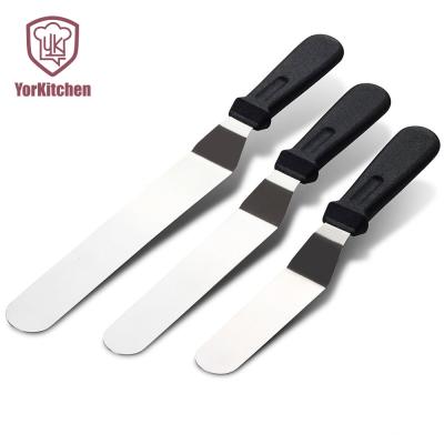 China Amazon Sustainable Metal Cake Icing Spatula Sustainable Spatula Stainless Steel Hot Selling for sale