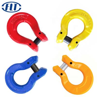 China Heavy Industry Paint Super Tension Forged G80 Alloy Towing Chain Omega Link for sale