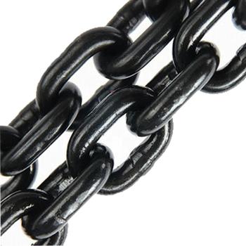 China EN818-2 Alloy Steel Black Open Link G100 Lifting Chain Lashing For Bucket Lift for sale