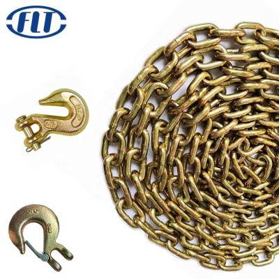 China Transmission Chain US ASTM A413-80 70 Standard Grade 7/16 Alloy Steel Galvanized Custom Anchor Chain Manufacturer for sale