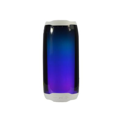 China Wireless built-in lithium battery is column rechargeable waterproof speaker led lights wireless speakers for sale