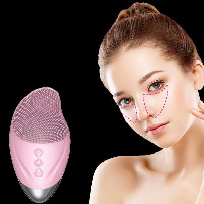 China Skin Care Tools Electric Sonic Silicone DEEP CLEANSING Facial Massage Moisturizing Brush Device Cleaning Instrument 2022 for sale