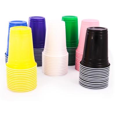 China Party China factory Double color party game Red Drinking Custom Printed Plastic Cup for sale