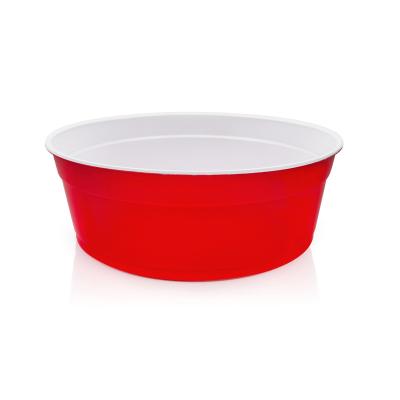 China Eco Friendly Disposable Customizable Taiqiu wholesaleDisposable Food Package Bowl ODM Fried Chicken Disposable Plastic Red Bowls for sale