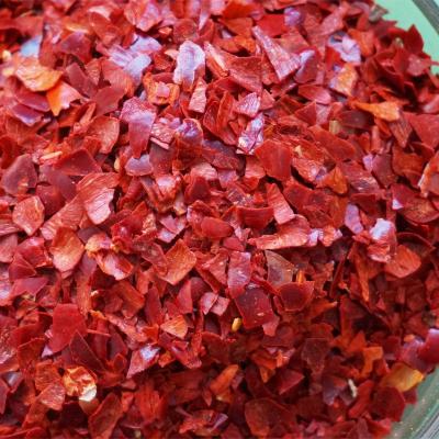 China Food Grade Dried Hot Red Smoked Chili Paprika Crushed Flakes Dried Red for sale