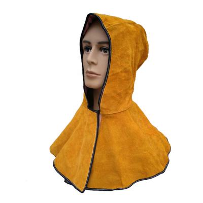 China Ankle Hood Caps Welder Leather Welding Cap for sale