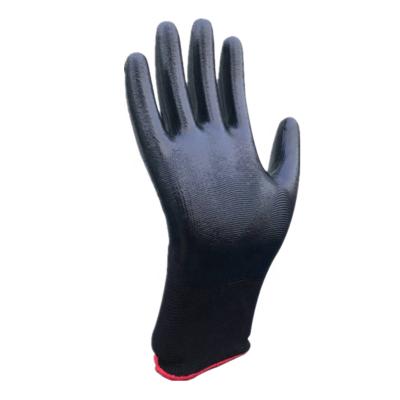 China Lightweight Breathable Gardening Work PU Coated Safety Hand Dipped Protective Gloves for sale