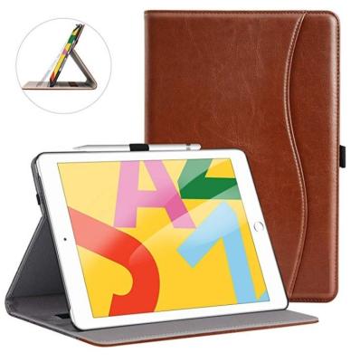 China For iPad 10.2 2019 PU Leather Stand Tablet Folio Covers With Hard Case And Document Holder For iPad 10.2 2019 for sale