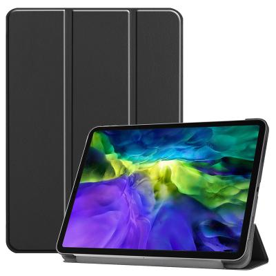 China iPad 2020 pro 11 inch triple stand 2018 leather case Trifodling tablet funda sleep cover factory wholesales for sale