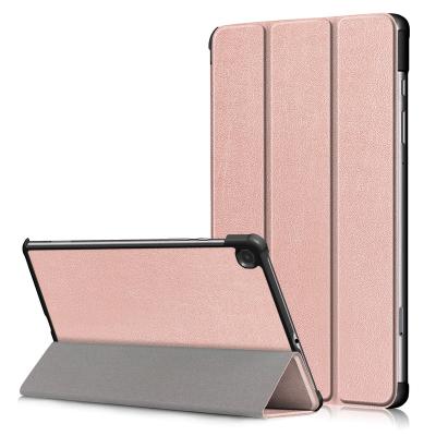 China Stand Up Ultra Light Slim Trifold Folio Stand Cover Tablet Cove Leather Case For Samsung Galaxy Tab S6 Lite 10.4 SM-P610 P615 for sale