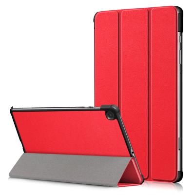 China Stand Up Ultra Light Slim Trifold Folio Stand Cover Tablet Cove Leather Case For Samsung Galaxy Tab S6 Lite 10.4 SM-P610 P615 for sale