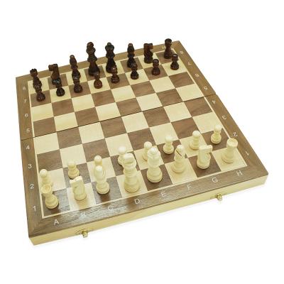 China Exercise Brain 2 Inches 15 In 1 Magnetic Wooden Chess Set With Checkers Board Game for sale