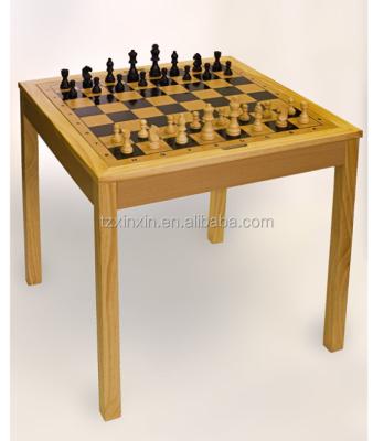 China Family game. chess table 3 inlaid wood in 1 chess table, family game set for sale