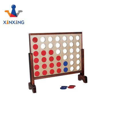 China Garden Game Giant Four In A Row Games Classic Wooden Game Toy Kids Garden Games Giant Connect 4 for sale