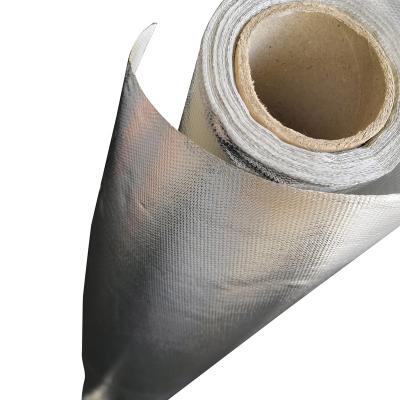 China Roof Heat Reflective Backed Aluminum Foil Fiberglass Fabric For Glass Wool, Rock Wool, Air Duct for sale