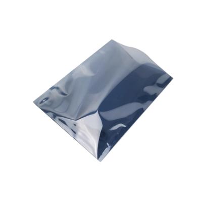 China Custom Anti-Static Lock Open Top Anti-Static Aluminum Zipper Cleanroom Aluminum Static Safe Barrier Packing Shielding ESD Bag for sale