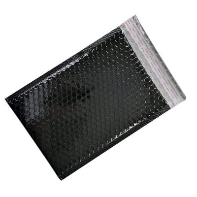 China High Quality Self Adhesive Aluminum Foil Zip Bubble Mailers Silver Metallic Bubble Mailer Custom Printed for sale