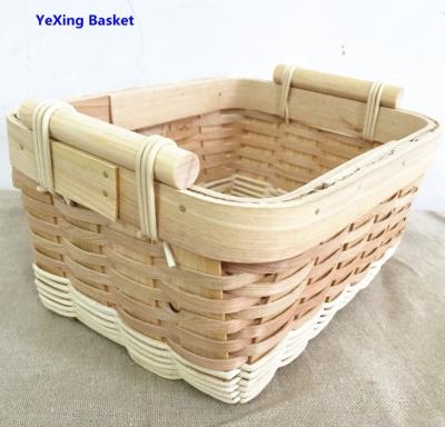 China Japanese style sustainable hand - woven eco-friendly chipping basket with rattan in hot sale for sale