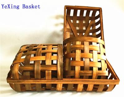 China Viable Popular Amazon Selling Wall Hanging Tobacco Chip Basket S/2 for sale