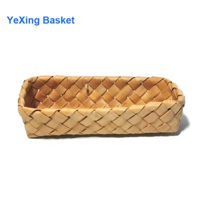 China Sustainable Wooden Gift Basket Good Quality Wooden Baskets for sale