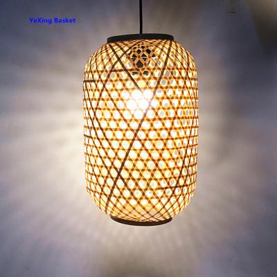 China Asia Antique Classic Bamboo Lamp Pendant Lights Modern Hotel Rattan Restaurant Pendant Lamp for sale