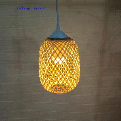 China Antique Natural Handmade Ceiling Bamboo Lampshade for sale