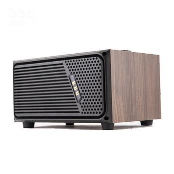 China No trending 2019 newcomer retro tech instruments products 10W wood vintage bluetooth speaker for sale