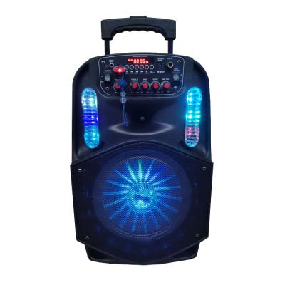 China Portable radio 8 inch 2200mAh home theater system party sound box bluetooth dvd cart speaker for sale